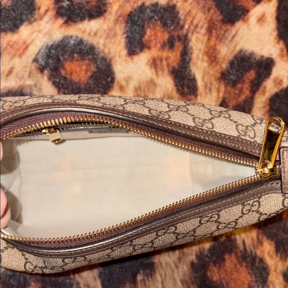 Gucci Beige GG supreme ophidia mini shoulder bag - Picture 4 of 5